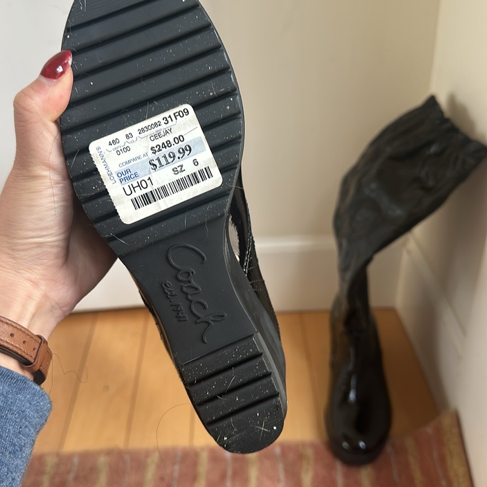 Coach Black Boots - Picture 2 of 5